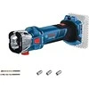 Bosch Akumuliatorinė gipso kartono freza GCU 18V-30, be akumuliatoriaus ir kroviklio, 3 – 6,4 mm / 30.000 min.-1