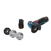 Bosch Akumuliatorinis kampinis šlifuoklis GWS 12V-76 V-EC, 2x3.0Ah