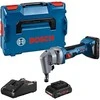 Adatinės skardos žirklės BOSCH GNA 18V-16 E 2x4,0Ah ProC