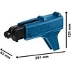 Bosch GMA 55, ilgas atsuktuvo antgalis, C