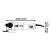 Kampinis šlifuoklis Bosch GWX 10-125, X-Lock PROFESSIONAL
