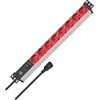 Carruzzo Brennenstuhl 1390007118 elektros tinklo ilgintuvas 2 m 8 AC išvestis(ys / čių) Vidaus Juoda, Raudona