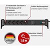 Brennenstuhl maitinimo juosta Brennenstuhl ALU-Office-Line 6fach *DE*