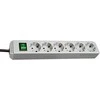 Ilgintuvas su įžeminimu ir jungikliu Brennenstuhl 6-viet./1.5m/3x1.5mm šviesiai pilkas