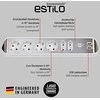 Buitinis ilgintuvas BRENNENSTUHL, 6 vietų, 2 USB, 2 m