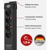 Listwa zasilająca Brennenstuhl Brennenstuhl Premium-Line ÜSS 4fach juodas *DE*