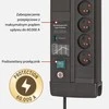 Brennenstuhl premium-line 8gn, 3m juoda 60.000a