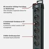 Brennenstuhl Premium Line - PPrailgintuvas: 6 - 3m - juodas 1951160100 / GT-657