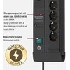 Brennenstuhl Premium-Line DUO ÜSS 8fach juodas 60kA/o.Filter 3m H05VV-F3G1,5 *DE*