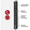 Brennenstuhl Power Strip Premium 10-way - juodos spalvos