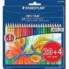 Spalvoti pieštukai STAEDTLER NORIS COLOUR 185, 24 spalvos