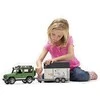 BRUDER džipas Land Rover su arklių priekaba 02592
