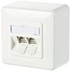 METZ CONNECT C6Amodul 2 port 180° modulis AP, grynai baltas
