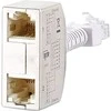 Verschiedene METZ CONNECT kabelių dalijimosi adapteris pnp 3 Ethernet/Ethernet