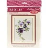 RIOLIS – Create It Yourself – Siuvinėjimo rinkinys „Našlaičių puokštė“ 1020 (24x30 cm)