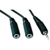 Kabelis Gembird Jack 3.5mm - Jack 3.5mm x2 5m juoda (CCA-415)