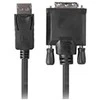 LANBERG CA-DPDV-10CU-0018-BK kabelis DisplayPort M V1.2->DVI-D M 24+1 1.8m Juodas DUAL LINK