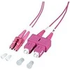 Efb Elektronik EFB Duplex Jumper LC-SC 50/125,OM4,LSZH,violett,1.2mm,1m