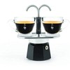 Kavinukas Bialetti Mini Express, 2 puodeliams, juodas
