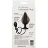 CalExotics XL Silicone Expandable Plug with Suction Base 16cm Juodas
