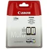 CANON 1LB PG-545 / CL-546 rašalo kasetė juodas ir spalva standartinė talpa bk: 180p cl: 180p 2 pakuočių lizdinė plokštelė be signalizacijos