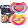 CANPOL BABIES silikoninis simetrinis čiulptukas NEON LOVE, 6-18 mėn., 2 vnt., 22/653_pin