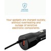 CANYON automobilinis pakrovėjas C-031 2.4A/USB-A įmontuotas MicroUSB Juodas