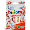 Flomasteriai-antspaudukai CARIOCA, 6 spalvos