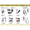 2GO In-Ear Stereo Ausinės "Luxury" Zipper-Style, Juodos spalvos