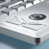 Klaviatūra Cherry COMPACT G84-4400 TRACKBALL 2X - PS/2 Pilkas