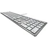 Klaviatūra Cherry KC 6000 SLIM / BE / Sidabrinis/Baltas