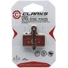 Clarks ŠIMANO stabdžių antdėklai (XTR M985, XT M785, SLX M666, Deore M615, Alfine R785, FSA K- Force, CLARKS M2) metalinis sukepintas