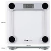 Clatronic PW 3368 Electronic Personal Scale (Transparent/Sidabrinis)