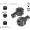 Club 3D Automobilinis įkroviklis USB + USB-C 63W