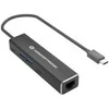Adapteris AV Conceptronic CONCEPTRONIC Adapteris USB-C -> 2,5GbE 2xUSB-C USB-A 0,15m sw