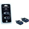 CONCEPTRONIC adapteris USB-C -> USB-A 3.0 2 vnt. pakuotėje, pilka