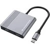 CONCEPTRONIC Adapteris USB-C->2xHDMI,USB
