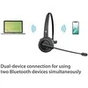 Ausinės Conceptronic POLONA03BDA belaidis Bluetooth su Įkrovimo stotelė+ adapteriu