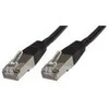 MicroConnect Pečkordas, FTP, CAT6, 7.5m, juodasis (B-FTP6075S)