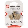Clarks ŠIMANO stabdžių antdėklai (XTR M985, XT M785, SLX M666, Deore M615, Alfine R785, FSA K- Force, CLARKS M2) pusiau metalo