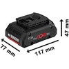 Bosch Akumuliatorius GBA 18V 2.0Ah