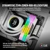RAM CORSAIR VENGEANCE RGB 32GB 2x16GB DDR5 6000MT/s CL36-44-44-96 1.40V Intel XMP & AMD EXPO Baltas