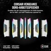 RAM CORSAIR VENGEANCE RGB 32GB 2x16GB DDR5 6000MT/s CL36-44-44-96 1.40V Intel XMP &amp; AMD EXPO Baltas