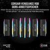 RAM CORSAIR VENGEANCE RGB 64GB 2x32GB DDR5 6000MT/s DIMM Be buferio 30-36-36-76 Std PMIC XMP 3.0 Juodas Heatspreader RGB LED 1.4V