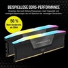 RAM CORSAIR VENGEANCE RGB 64GB 2x32GB DDR5 6000MT/s DIMM Be buferio 30-36-36-76 Std PMIC XMP 3.0 Juodas Heatspreader RGB LED 1.4V
