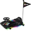 Elektrinis driftingo kartingas Razor Crazy Cart Shift 12V, šviesų šou