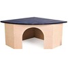Croci Spa Mėlynas ROOF medinis kampinis namas 29x13x21cm