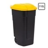 CURVER KOSZ NA ODPADY JUODA 110L /POKRYWA Geltona