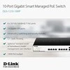 Šakotuvas D-Link jungiklis DGS-1210-10MP žiniatinklio valdymas, stalinis kompiuteris, 1 Gbps (RJ-45) jungčių kiekis 8, SFP jungčių kiekis 2, PoE+ jungčių kiekis 8, maitinimo tipas vienvietis