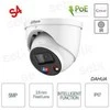 Dahua IP kamera HDW3549HP-AS-PV. 5MP FULL-COLOR. IR LED pašvietimas iki 30m. 2.8mm 97°. SMD, IVS
